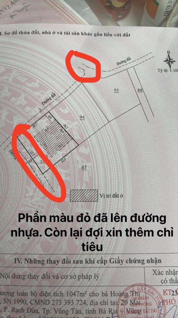 Cần bán đất Gia Lâm Lâm Hà có thổ cư hẻm xe hơi 1047m 2