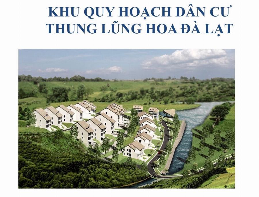 Cần bán dự án, phân lô Thung Lũng Hoa Đà Lạt có thổ cư hẻm xe hơi 15ha